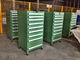 Βιομηχανικά στήθη και γραφεία εργαλείων με 3 - 15 συρτάρια, πράσινα